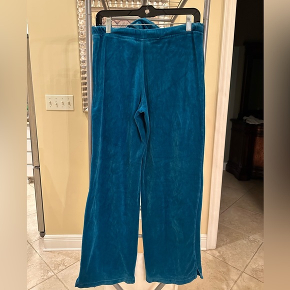 Spiegel teal velour tracksuit size Small - Picture 4 of 4